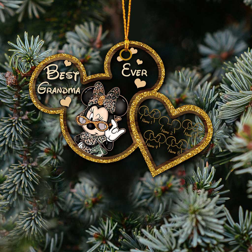 Personalized Christmas Ornament for Grandma - Custom Name Acrylic Gift