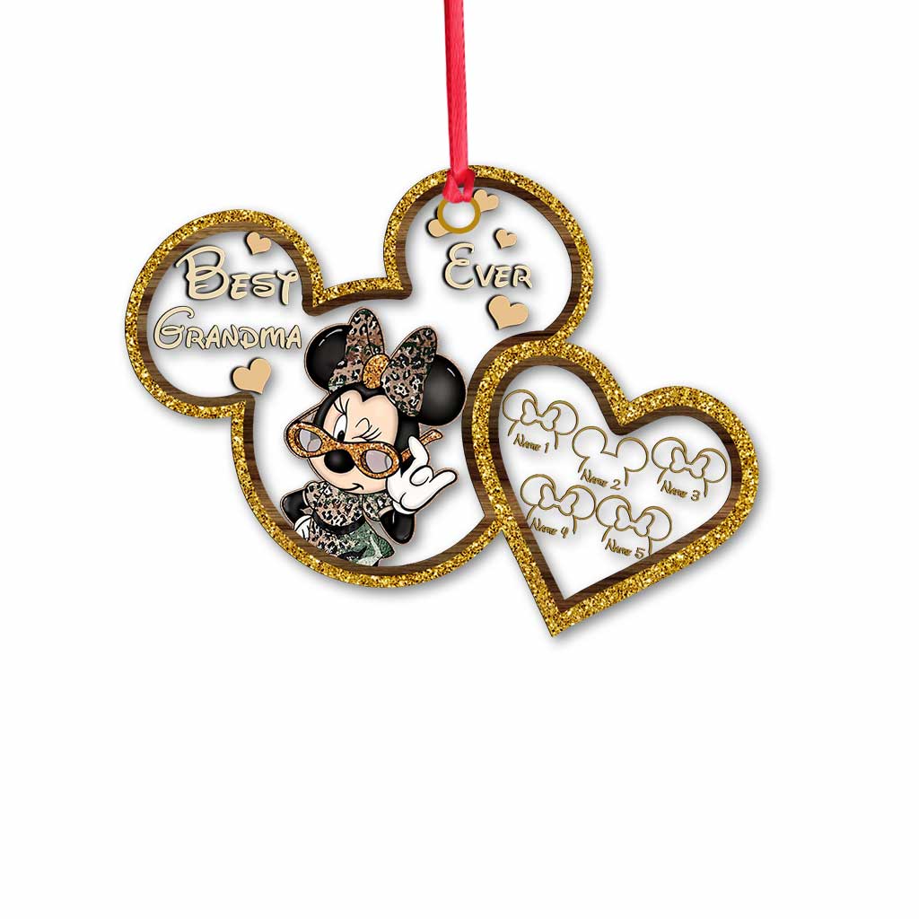 Personalized Christmas Ornament for Grandma - Custom Name Acrylic Gift