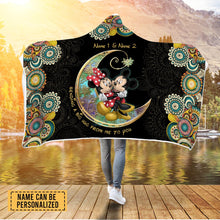 Load image into Gallery viewer, Personalized Hooded Blanket Soft Fleece Custom Name Gift for Kids
