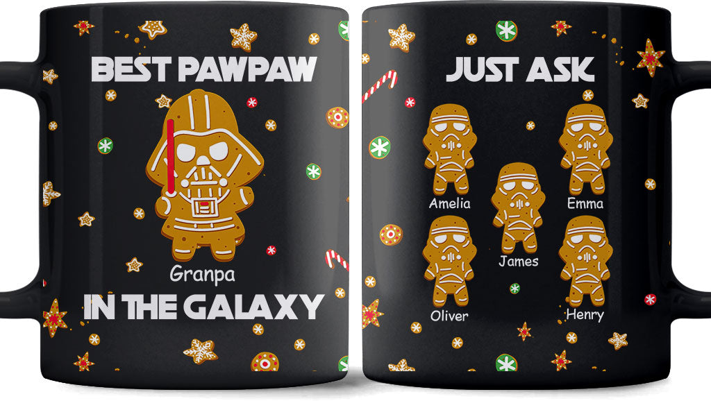 Personalized Grandpa Mug Best Pawpaw in the Galaxy Gift