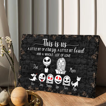 Load image into Gallery viewer, Personalized Nightmare Canvas Art Family Portrait Gift
