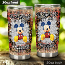 Load image into Gallery viewer, Personalized Christmas Mouse Tumbler Custom Name Gift for Mom
