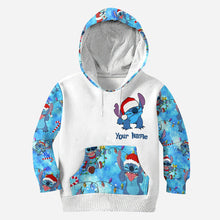 Load image into Gallery viewer, Personalized Ohana Hoodie and Leggings Set with Custom Name - Christmas Gift

