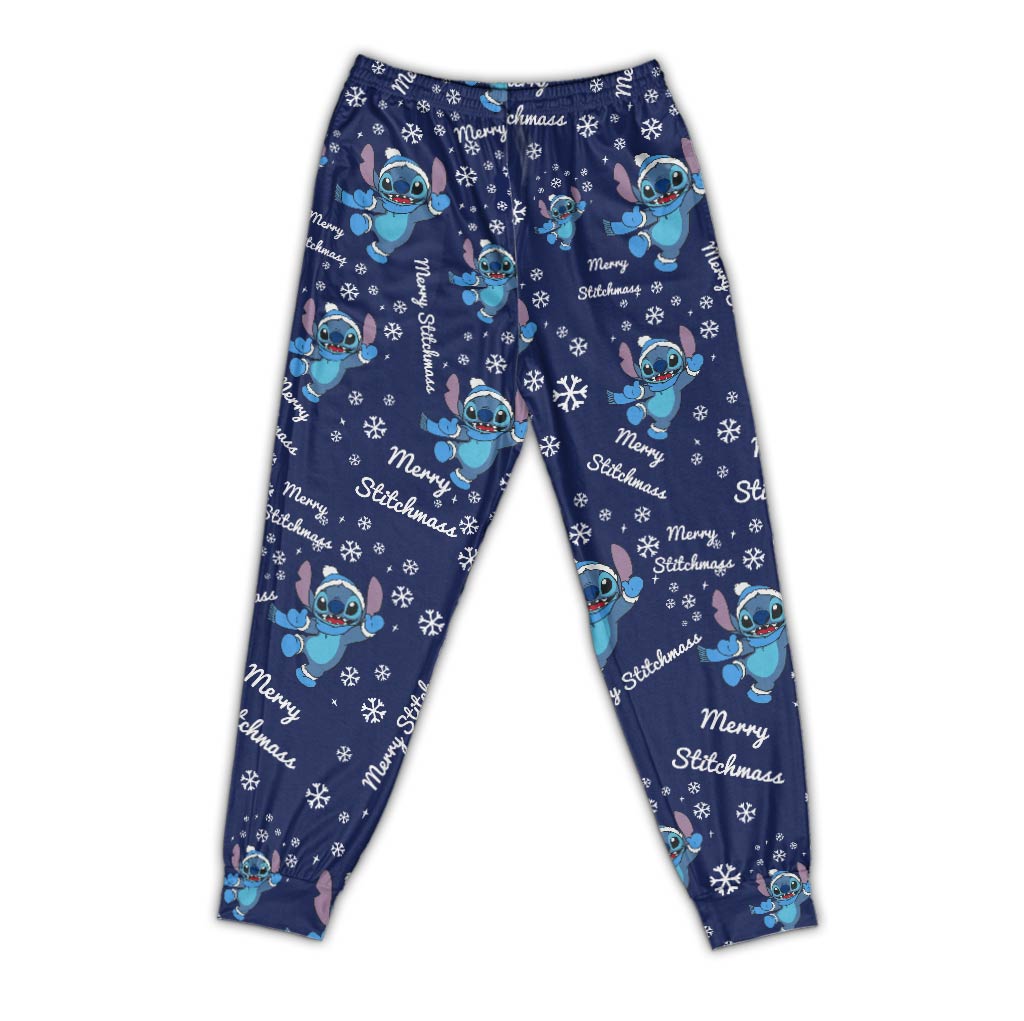 Personalized Christmas Pajama Set for Family | Custom Stitch Gift