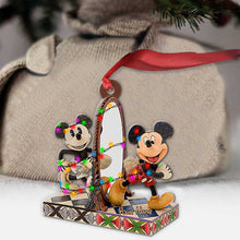 Load image into Gallery viewer, Personalized Christmas Mouse Ornament Custom Name Gift
