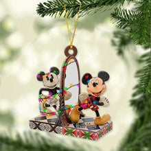 Load image into Gallery viewer, Personalized Christmas Mouse Ornament Custom Name Gift
