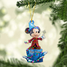 Load image into Gallery viewer, Personalized Christmas Mouse Ornament Custom Name Gift
