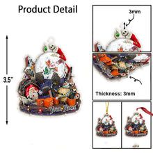 Load image into Gallery viewer, Personalized Nightmare Christmas Transparent Ornament Custom Gift
