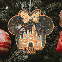 Load image into Gallery viewer, Personalized Acrylic Christmas Mouse Ornament Custom Name Gift
