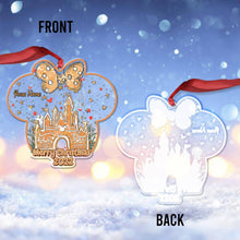 Load image into Gallery viewer, Personalized Acrylic Christmas Mouse Ornament Custom Name Gift
