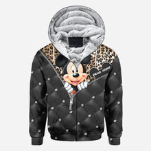 Load image into Gallery viewer, Personalized Mickey Mouse Hoodie All Over Print Gift for Kids
