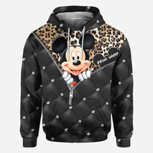 Load image into Gallery viewer, Personalized Mickey Mouse Hoodie All Over Print Gift for Kids
