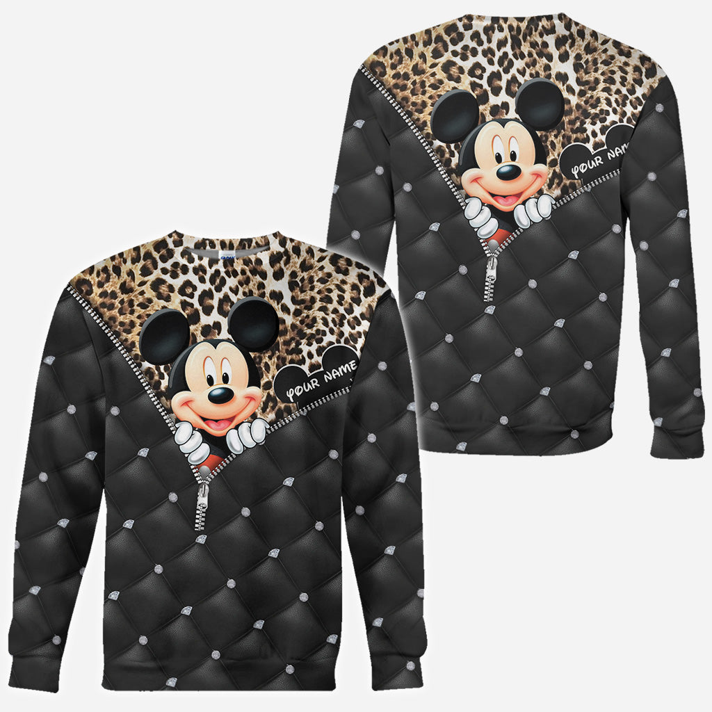 Personalized Mickey Mouse Hoodie All Over Print Gift for Kids