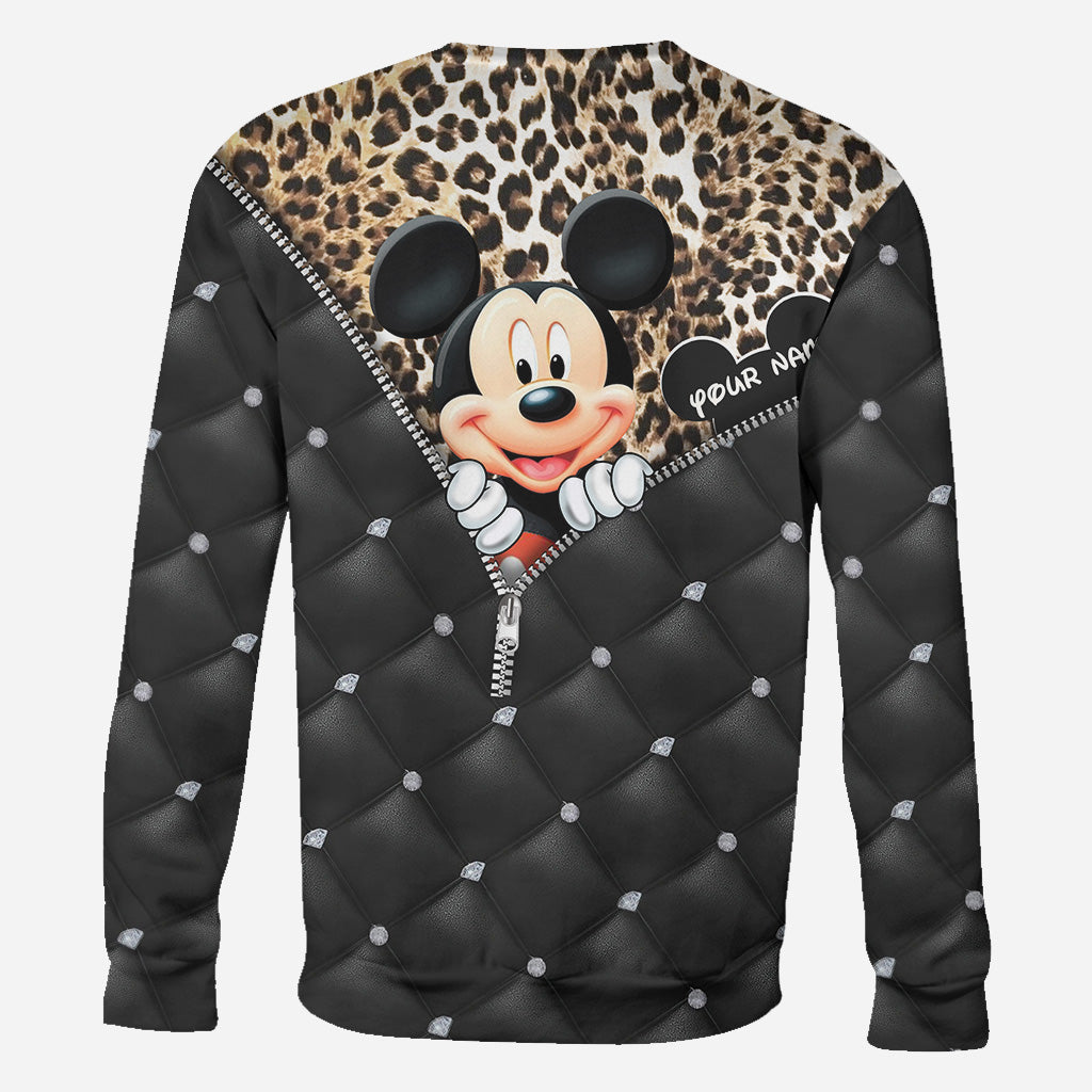 Personalized Mickey Mouse Hoodie All Over Print Gift for Kids