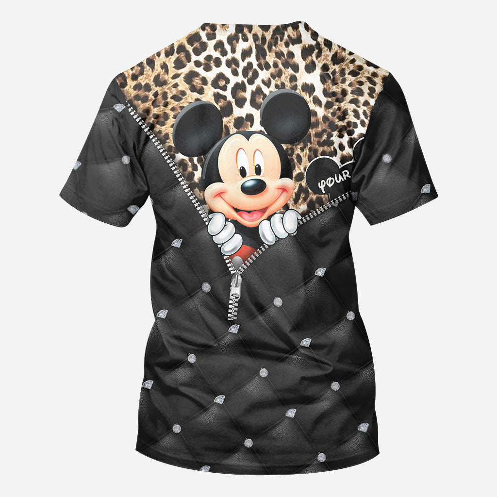 Personalized Mickey Mouse Hoodie All Over Print Gift for Kids