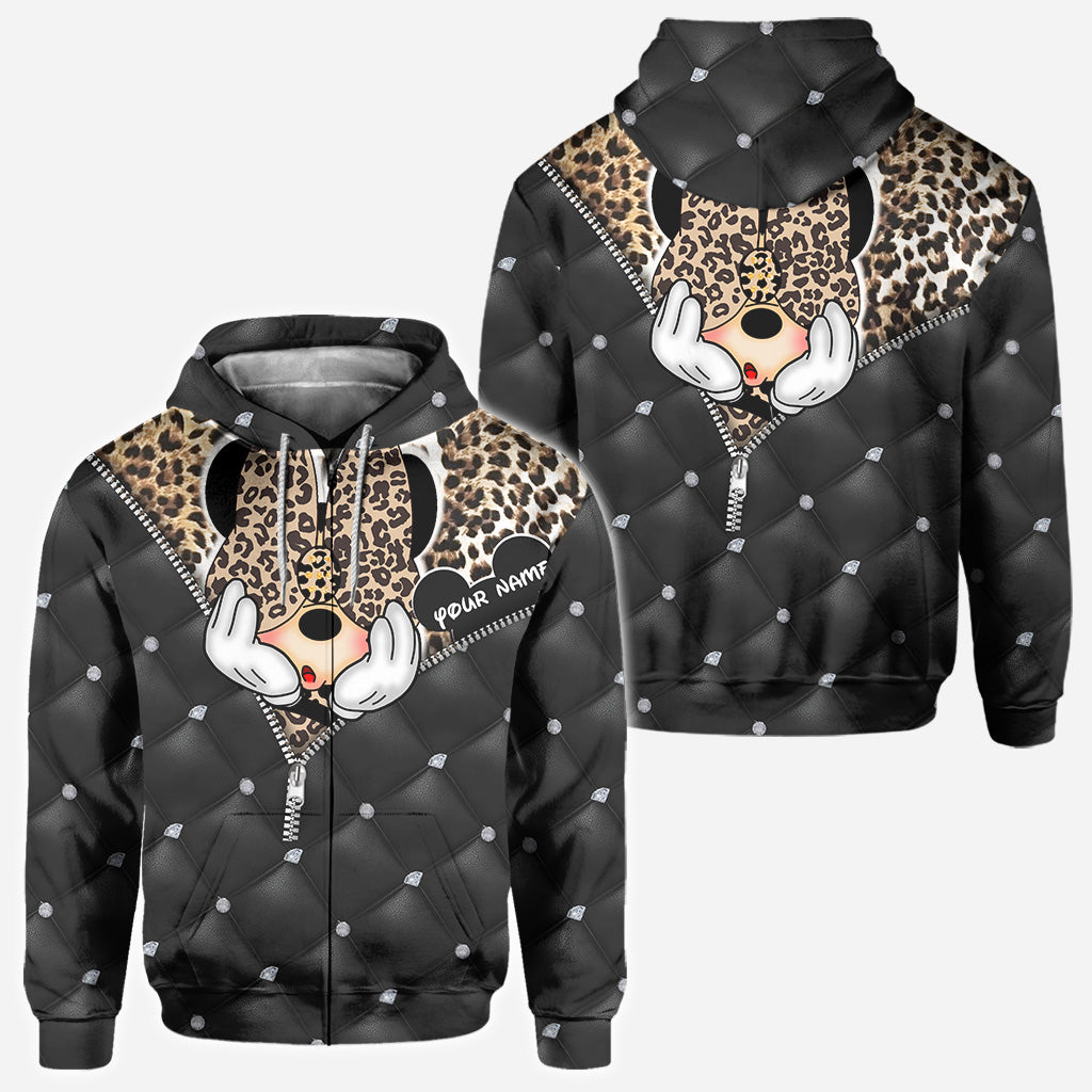Personalized Magical Mouse Ears All Over Hoodie Custom Name Gift