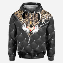 Load image into Gallery viewer, Personalized Magical Mouse Ears All Over Hoodie Custom Name Gift
