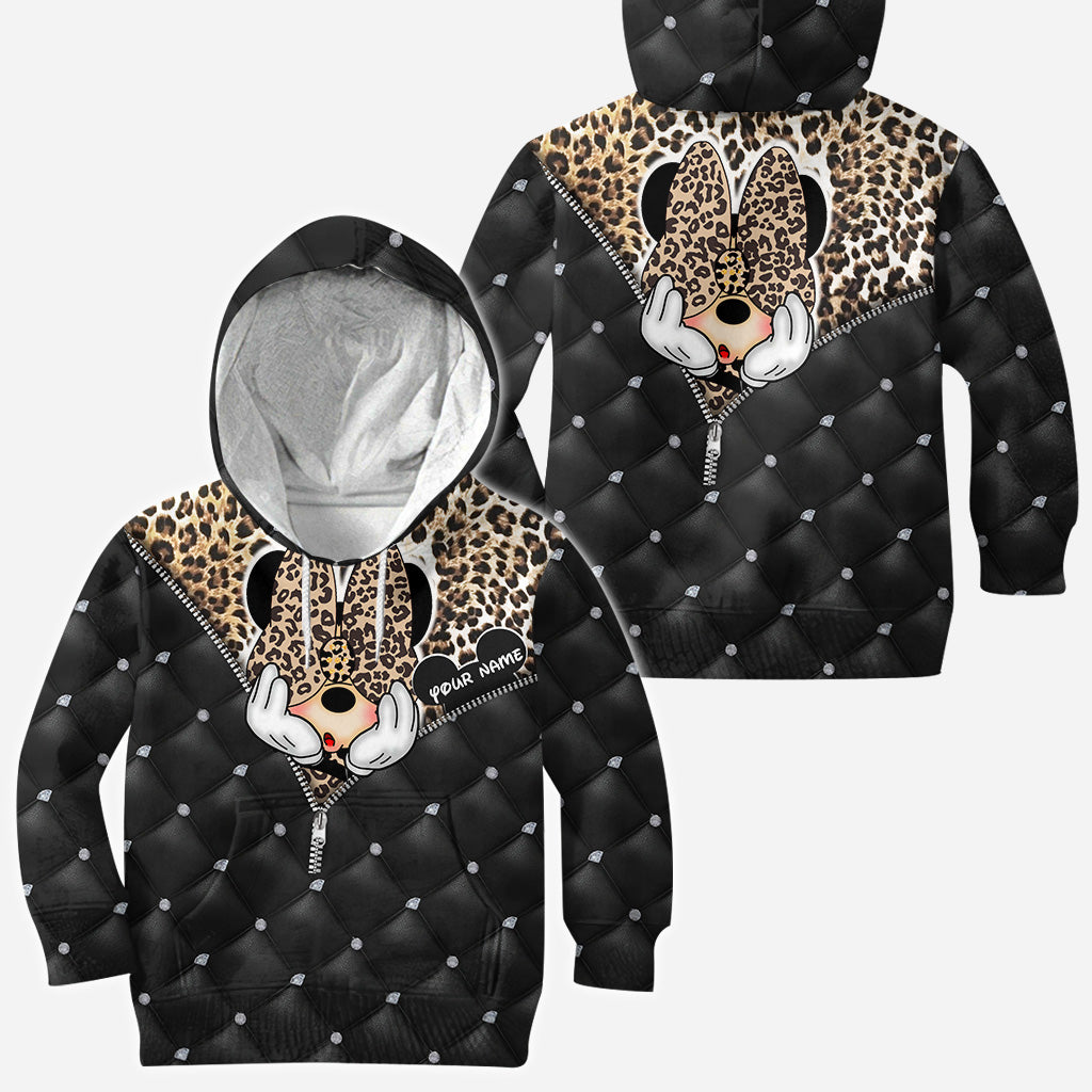 Personalized Magical Mouse Ears All Over Hoodie Custom Name Gift
