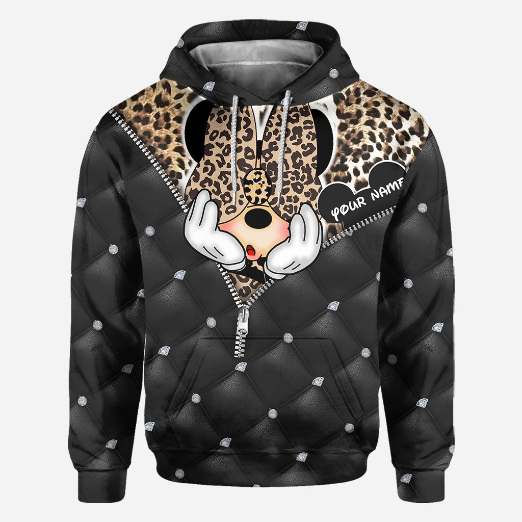 Personalized Magical Mouse Ears All Over Hoodie Custom Name Gift