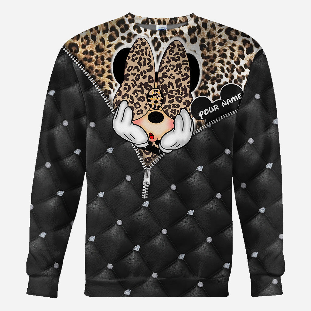 Personalized Magical Mouse Ears All Over Hoodie Custom Name Gift
