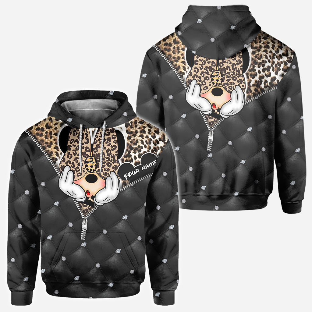 Personalized Magical Mouse Ears All Over Hoodie Custom Name Gift
