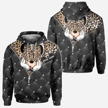 Load image into Gallery viewer, Personalized Magical Mouse Ears All Over Hoodie Custom Name Gift
