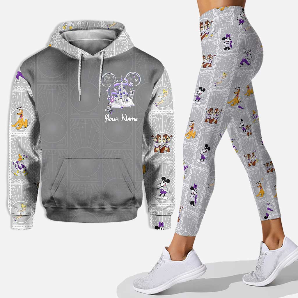 Personalized Mouse Hoodie & Leggings Set Custom Name Gift
