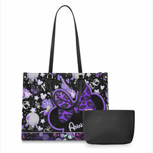 Load image into Gallery viewer, Personalized Leather Handbag Custom Name Gift for Her
