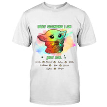 Load image into Gallery viewer, Personalized Best Grandma T-shirt &amp; Hoodie with Custom Names Gift

