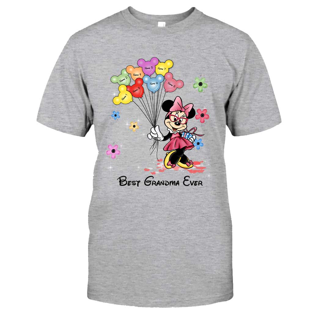 Personalized Grandma T-shirt & Hoodie with Disney Design