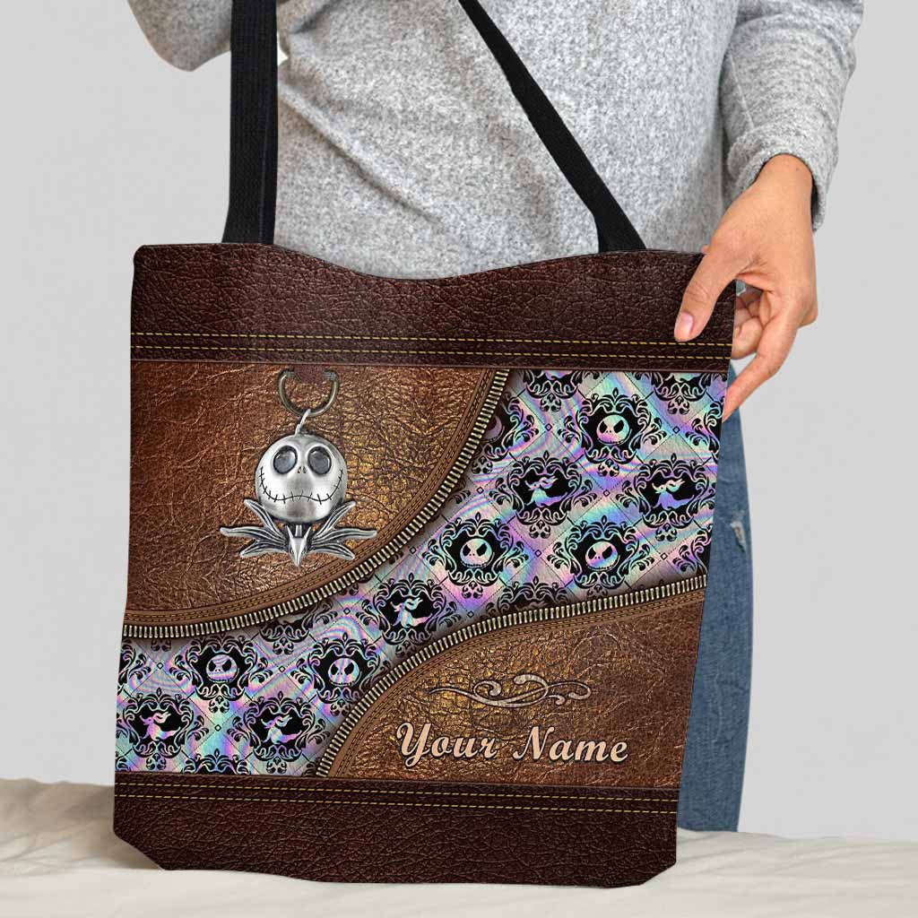 Personalized Nightmare Tote Bag Custom Name Halloween Gift