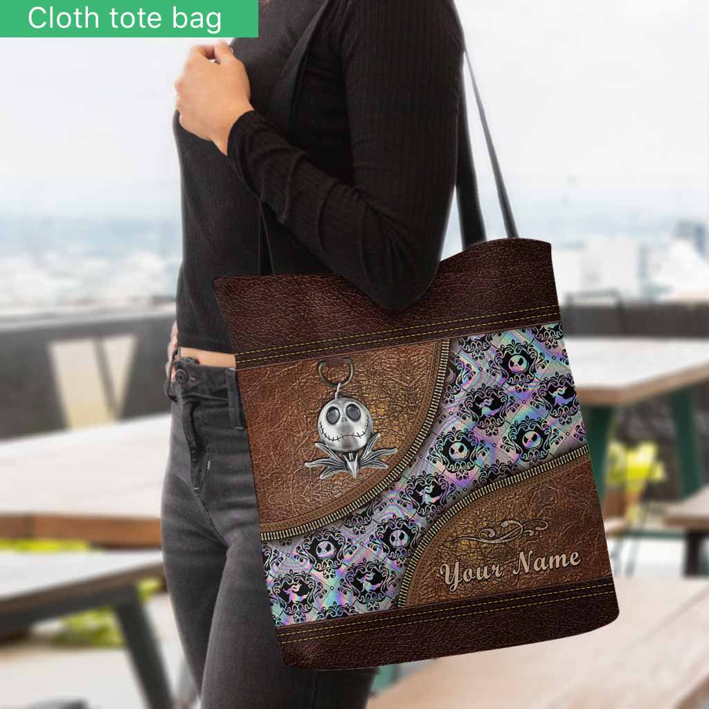 Personalized Nightmare Tote Bag Custom Name Halloween Gift