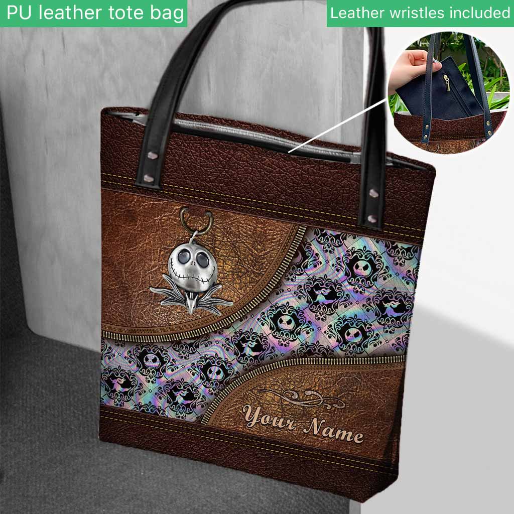 Personalized Nightmare Tote Bag Custom Name Halloween Gift