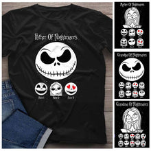 Load image into Gallery viewer, Customized Nightmare Family T-Shirt &amp; Hoodie for Halloween Gift
