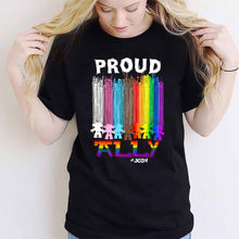 Load image into Gallery viewer, Personalized Proud Ally LGBT T-shirt &amp; Hoodie for Everyone
