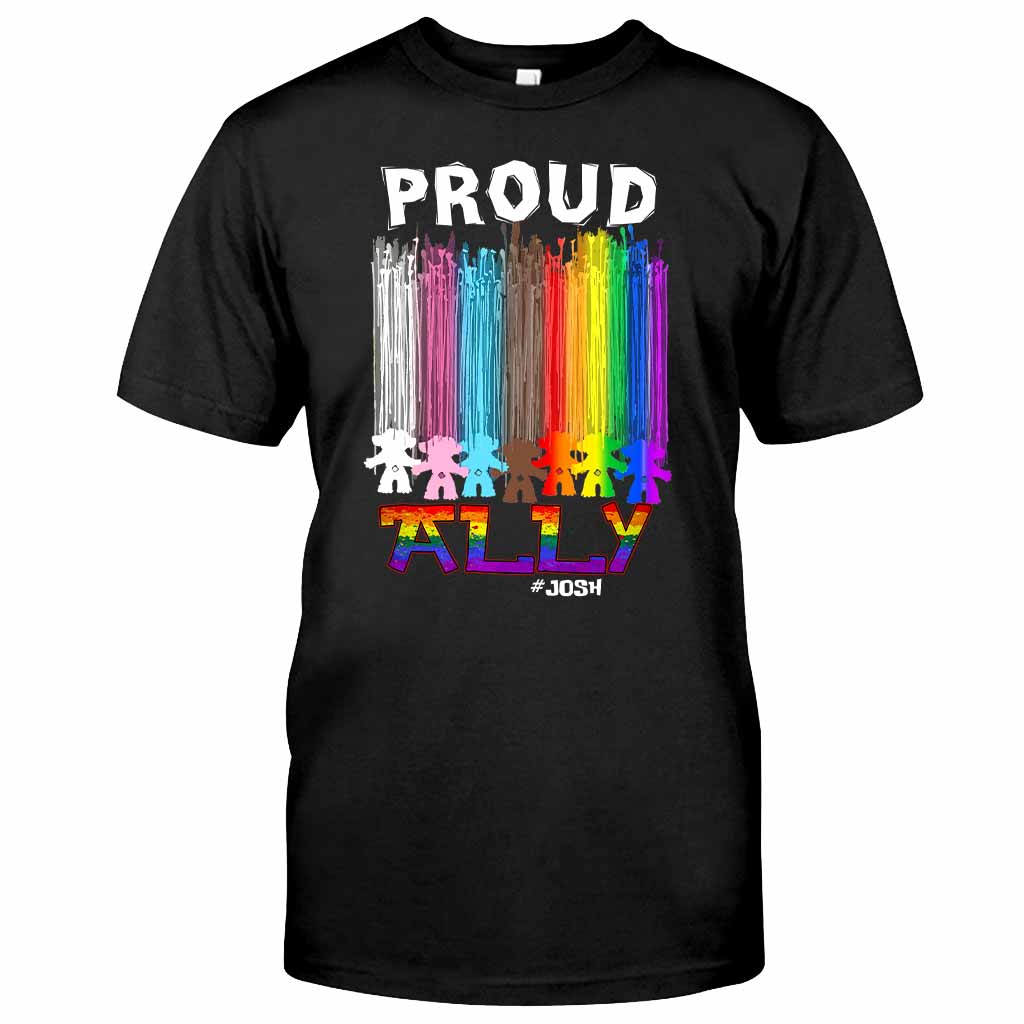 Personalized Proud Ally LGBT T-shirt & Hoodie for Everyone