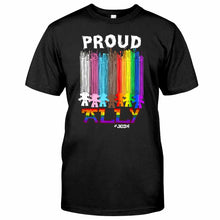 Load image into Gallery viewer, Personalized Proud Ally LGBT T-shirt &amp; Hoodie for Everyone
