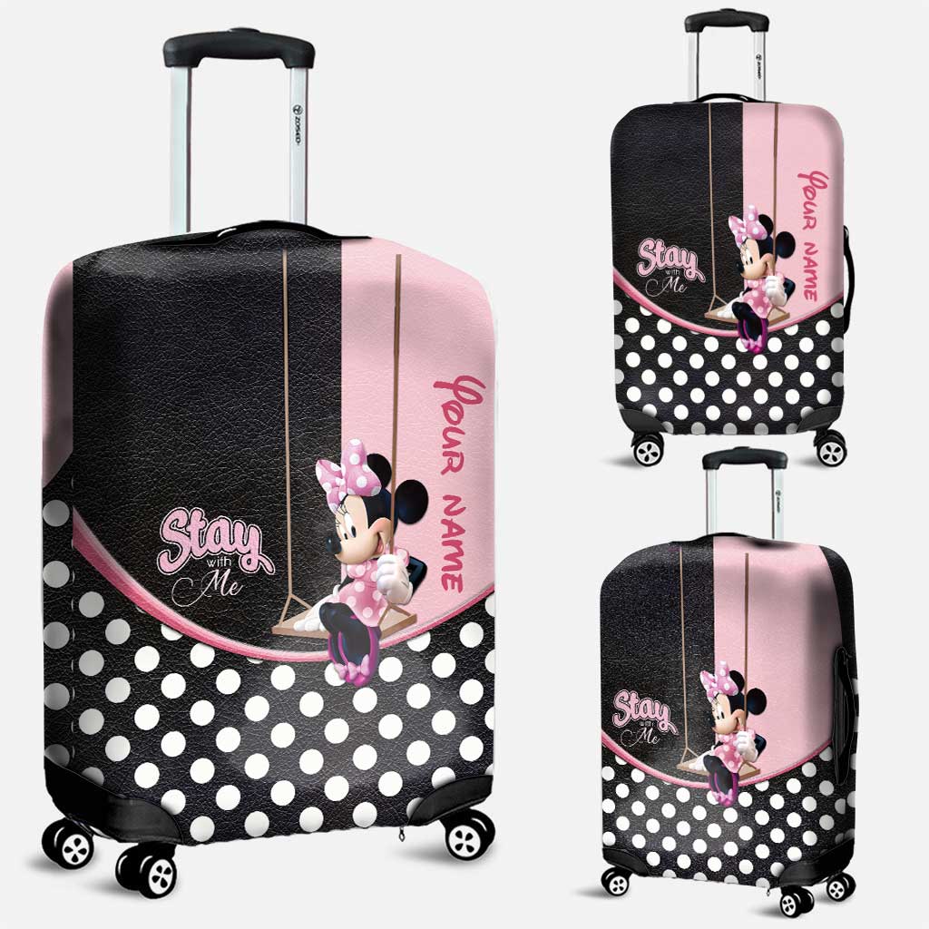Personalized Minnie Mouse Luggage Cover Custom Name Gift