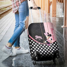 Load image into Gallery viewer, Personalized Minnie Mouse Luggage Cover Custom Name Gift
