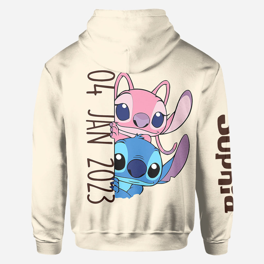 Personalized Ohana All-Over Shirt Custom Couple Gift