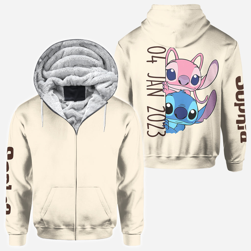 Personalized Ohana All-Over Shirt Custom Couple Gift
