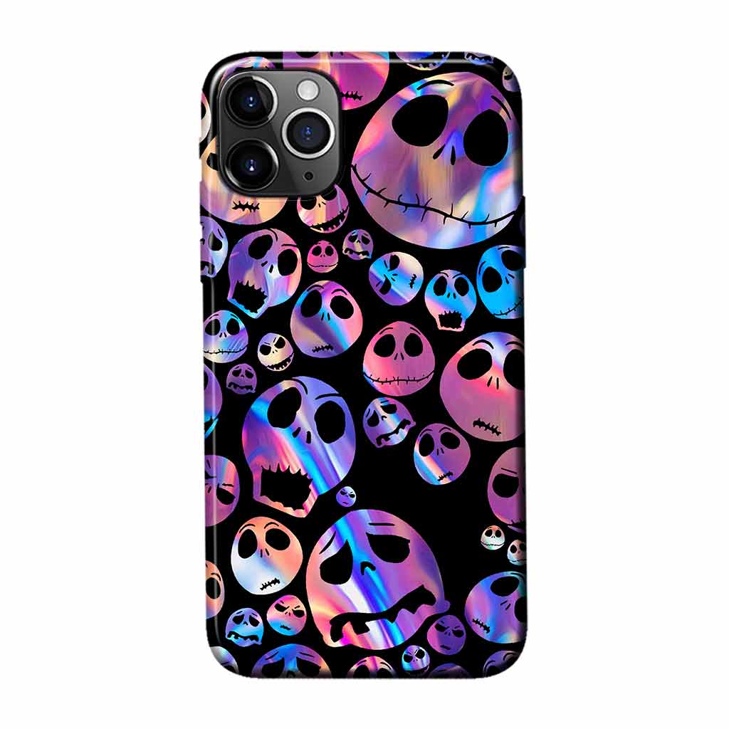 Personalized Nightmare Purple Hologram Phone Case for Halloween Gift