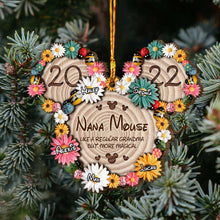 Load image into Gallery viewer, Personalized Layered Wood Ornament Magical Nana Mouse Gift for Grandma
