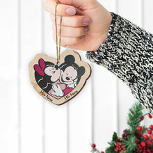 Load image into Gallery viewer, Personalized Christmas Mouse Wooden Pop Out Ornament Gift for Husband
