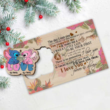 Load image into Gallery viewer, Personalized Ohana Wooden Ornament for Husband - Christmas Gift
