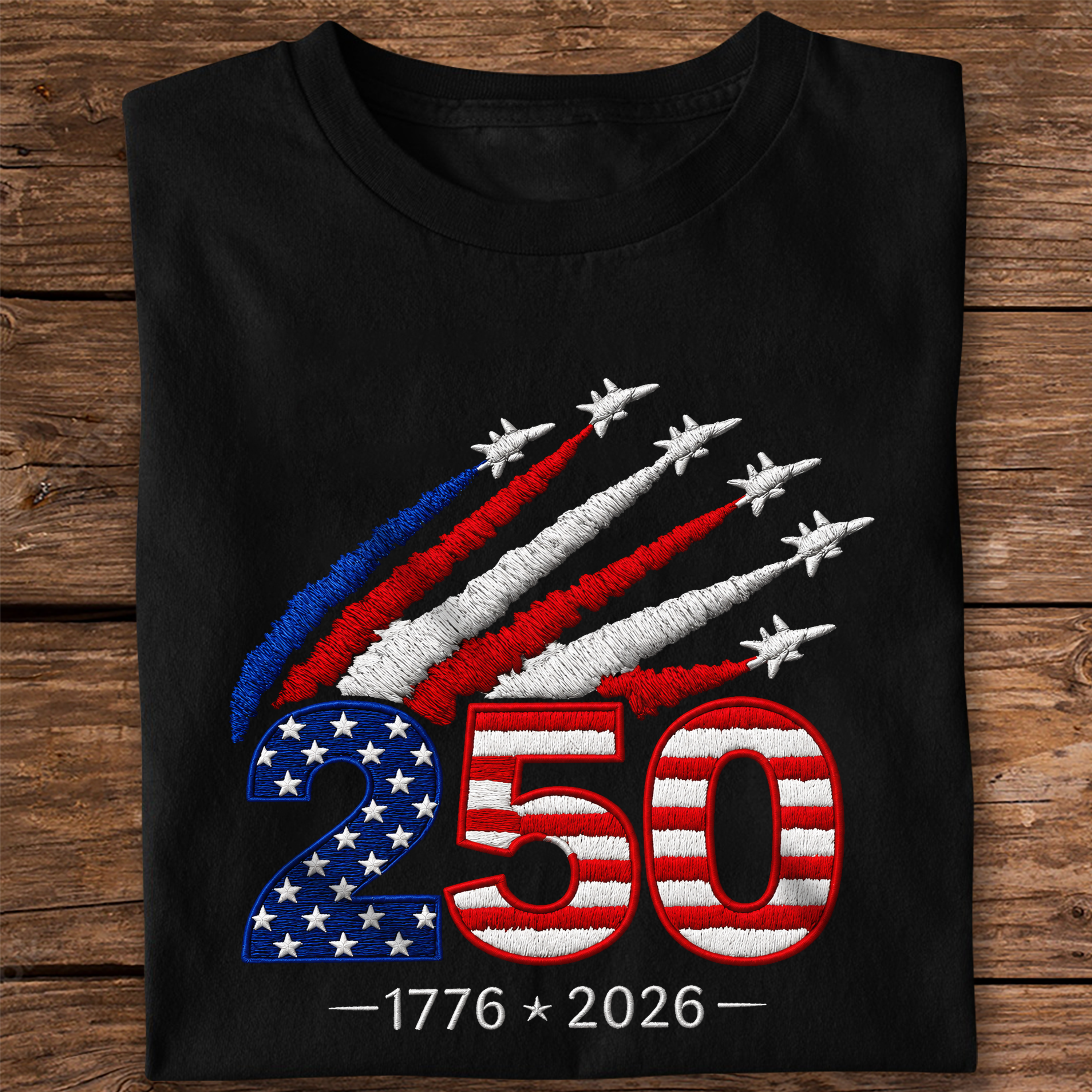 1776–2026 America Anniversary Dark Shirt Custom Gift for Dad