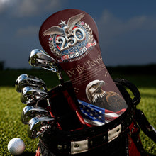 Load image into Gallery viewer, Personalized Golf Head Cover 250th Anniversary Golf Gift

