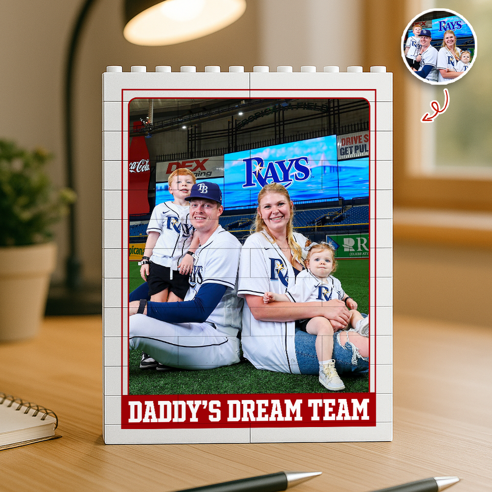 Custom Family Photo Building Block Set Personalized Gift