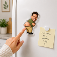 Load image into Gallery viewer, Custom Funny Photo Fridge Magnet Personalized Gift for Dog Lovers
