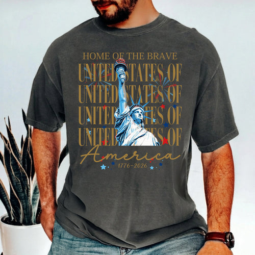 Personalized USA 250 Years Comfort Shirt Independence Day Gift